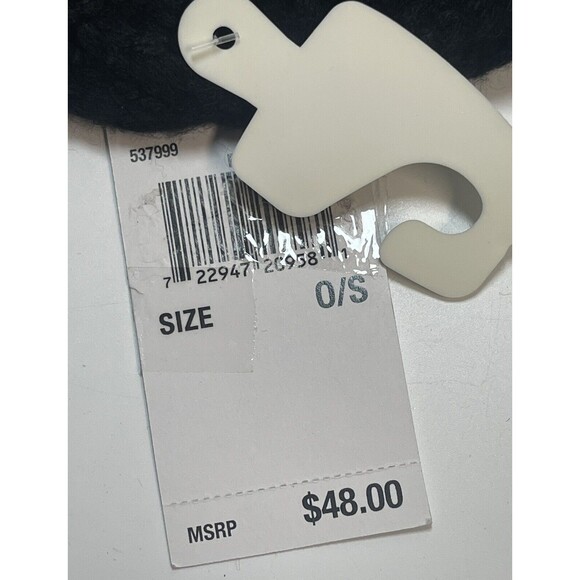 Michael Kors Cable Knit Beanie In Black New - Picture 3 of 4